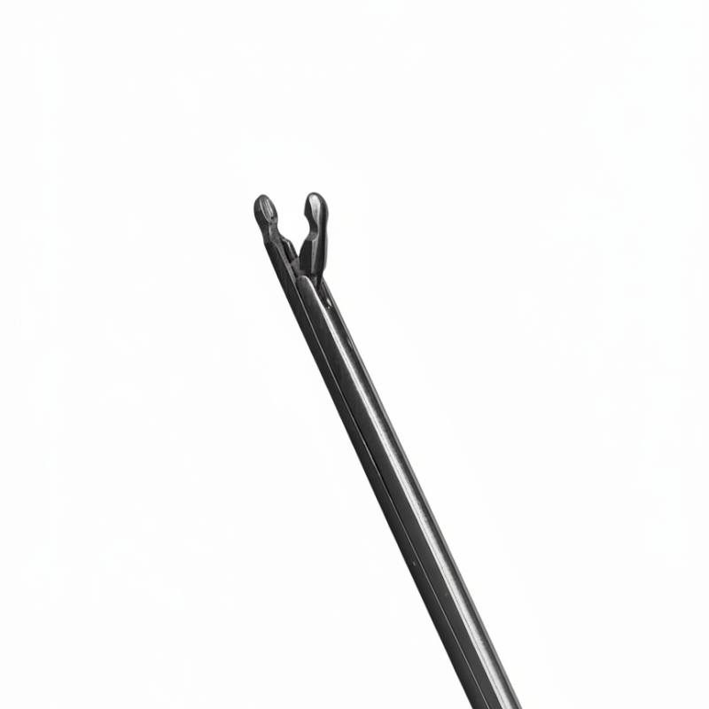405 -Micro Ear Forceps, Oval Cupped Jaws, Working Length 8 Cm,Straight size 1
