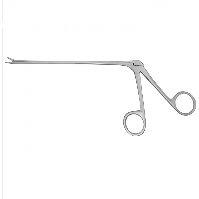 405 -Micro Ear Forceps, Oval Cupped Jaws, Working Length 8 Cm,Straight size 1