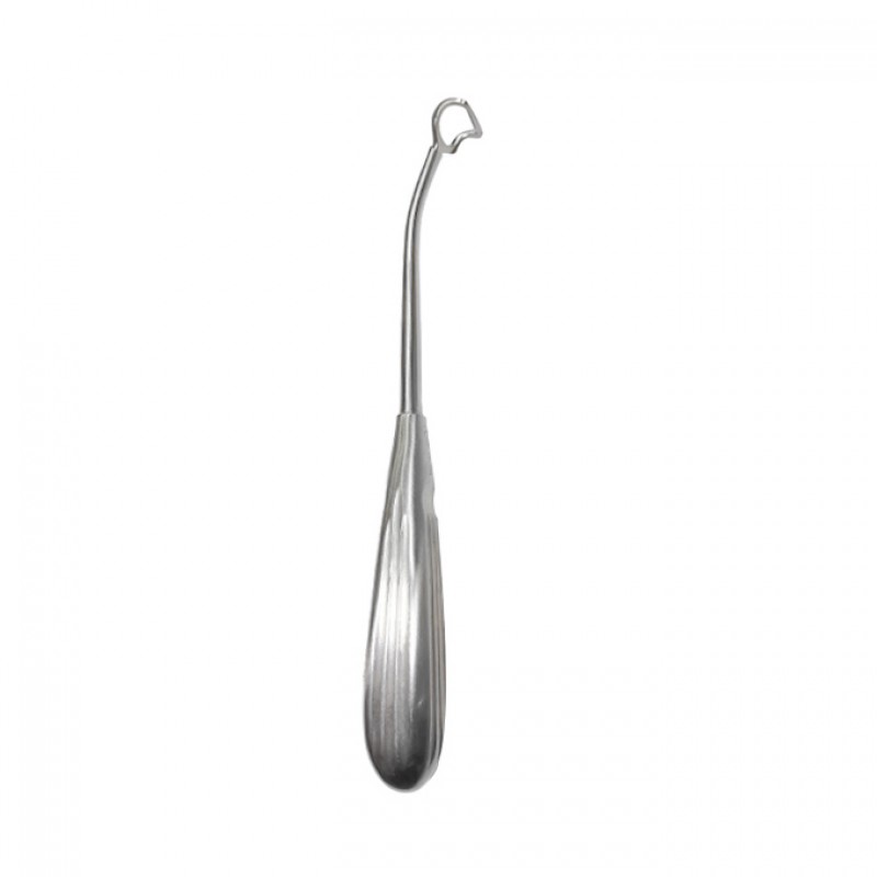 327-Adenoid Curette, Reverse Curved, 21Cm, Size 2