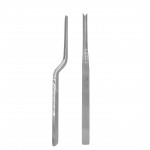 263-Killian-Claus Septum Gouge, Bayonet, 5 mm Wide, 16.5 cm Long V-Shaped