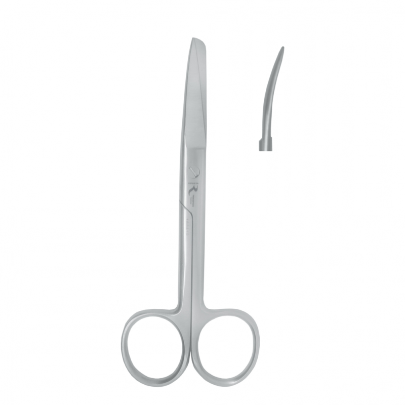 209-Surgical Scissors Sharp/Blunt Curved Length 12 Cm