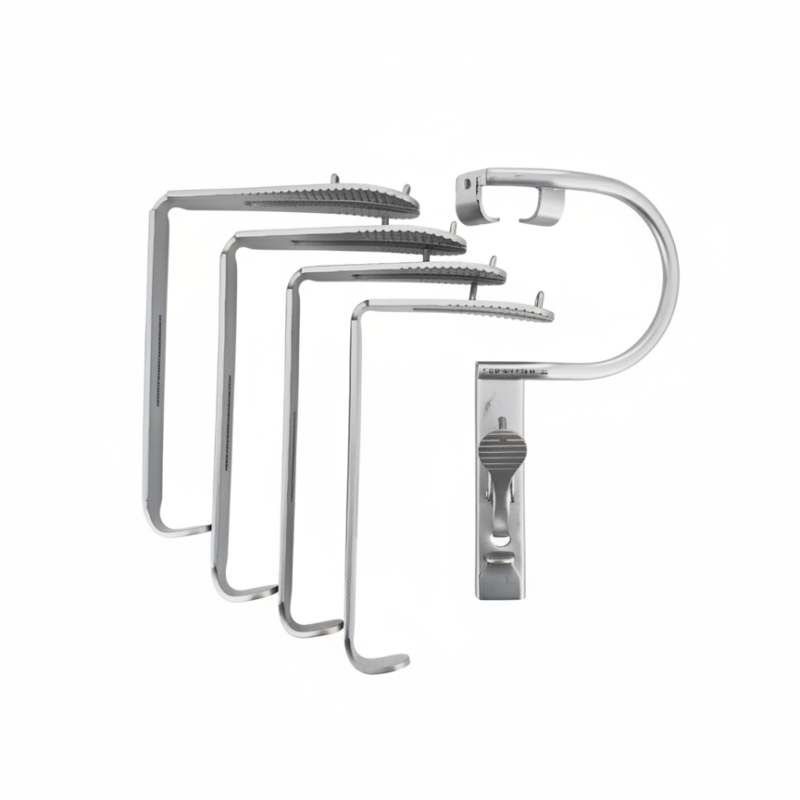 347 -Davis mouth gag, 6'', swivel frame + 4 blade